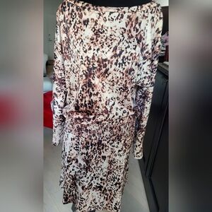 Ladies leopard print dress.